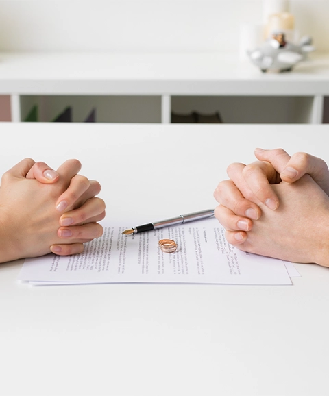 divorce between the couples